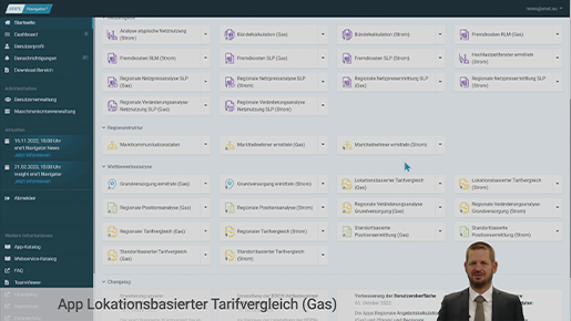 TN App Lokationsbasierter Tarifvergleich Gas